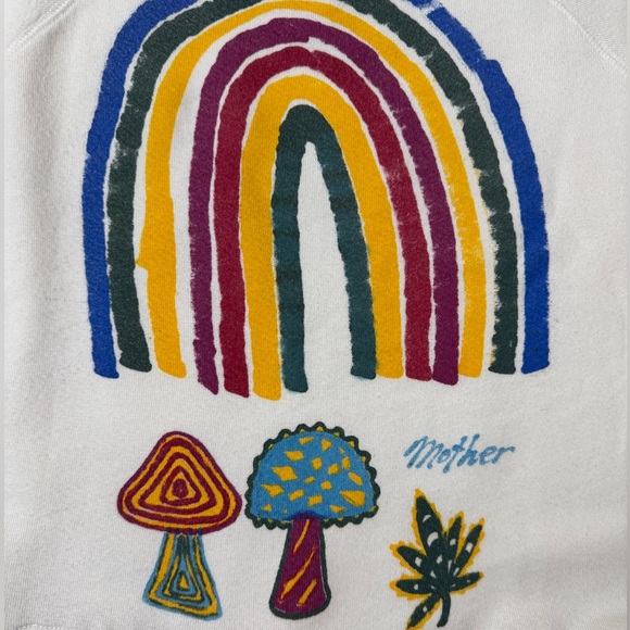 Mother The Square Multi Motif Grafic Sweatshirt - Picture 9 of 12